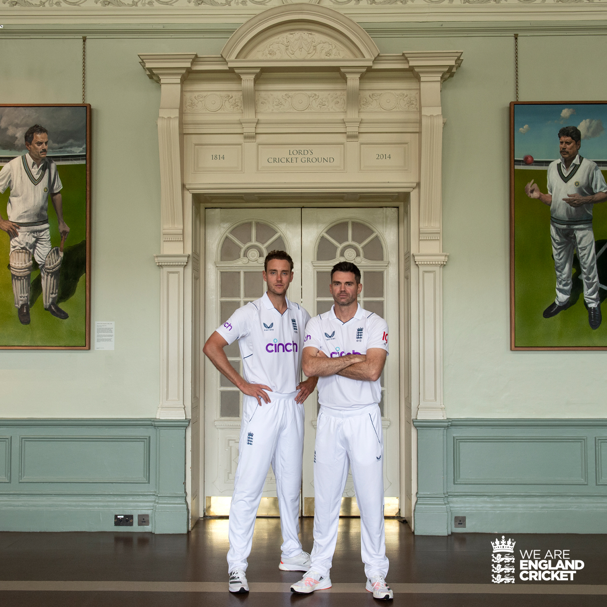 James Anderson and Stuart Broad. PC-Twitter