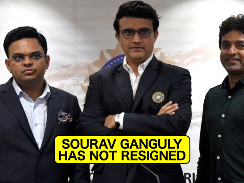 Sourav Ganguly Has NOT Resigned As BCCI President, Confirms BCCI Secretary Jay Shah
