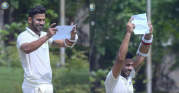 Watch: Manoj Tiwary Wins Hearts With Heartwarming Gesture As He Celebrates Century By Showing A Special Handwritten Note For Family