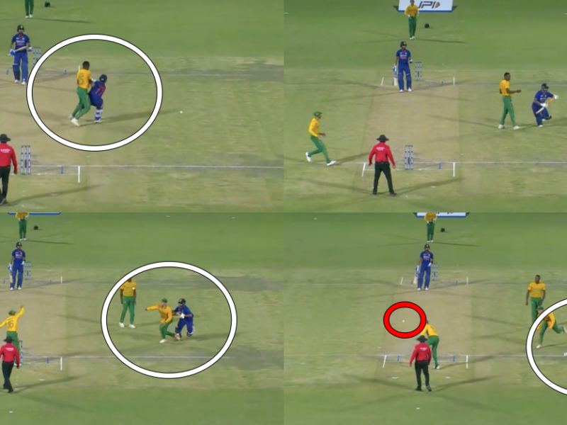 IND vs SA: Watch - Rishabh Pant Barely Manages To Avoid Getting Run Out Colliding With Kagiso Rabada & Tristan Stubbs