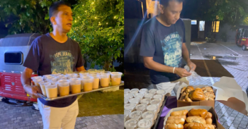 Former Sri Lanka Cricketer Roshan Mahanama Provides Tea And Buns To People Waiting At Gas Station Amidst Crisis In The Country