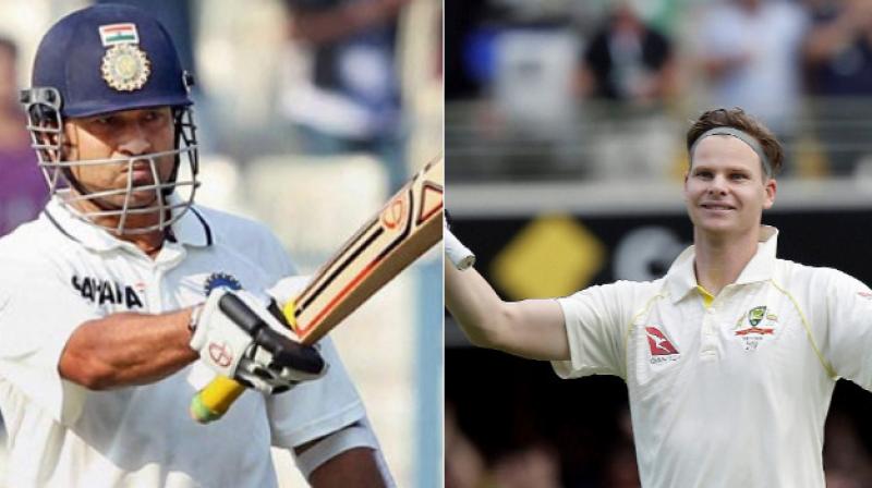 Steve Smith and Sachin Tendulkar. PC- Getty