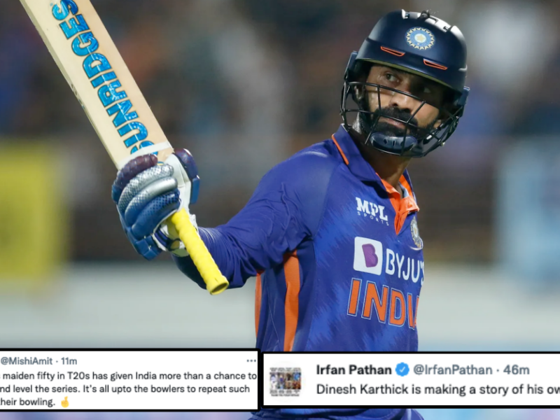 IND vs SA: Twitter Reacts As Dinesh Karthik Smashes First T20I Fifty Of His Career