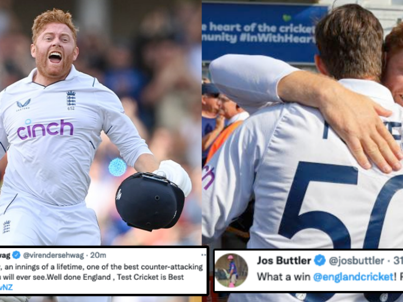 ENG vs NZ: Twitter Reacts As Jonny Bairstow’s 136 And Ben Stokes’ 75* Helps England Beat New Zealand In 2nd Test By 5 Wickets