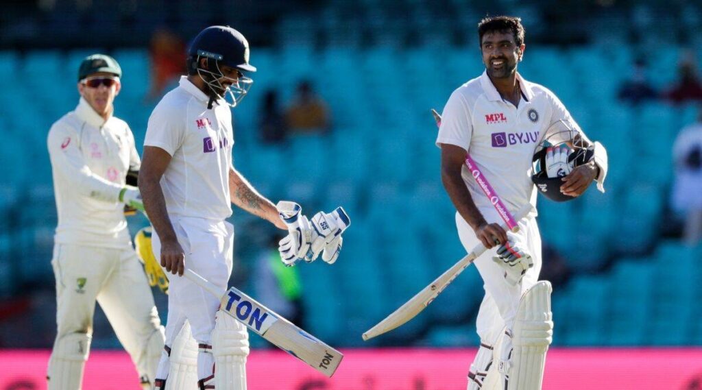 Ravichandran Ashwin and Hanuma Vihari (Image Credits: Twitter)