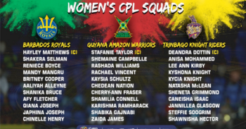 Women's CPL Squad Announced: Hayley Matthews To Lead Barbados Royals, Stefanie Taylor To Lead Guyana Amazon Warriors & Deandra Dottin To Lead Trinbago Knight Riders