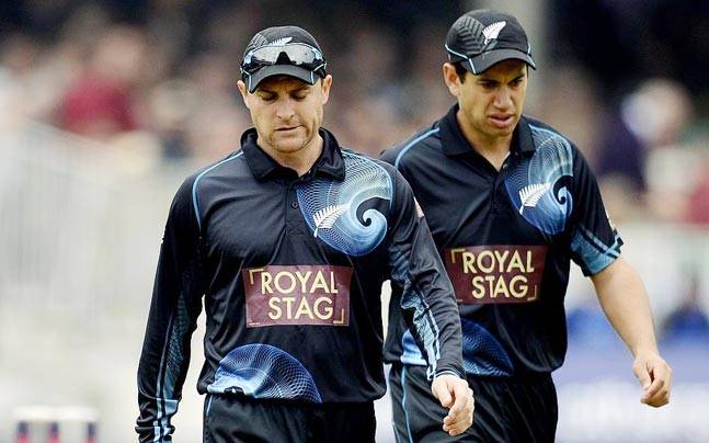 Brendon Mccullum and Ross Taylor (Image Credits: Twitter)
