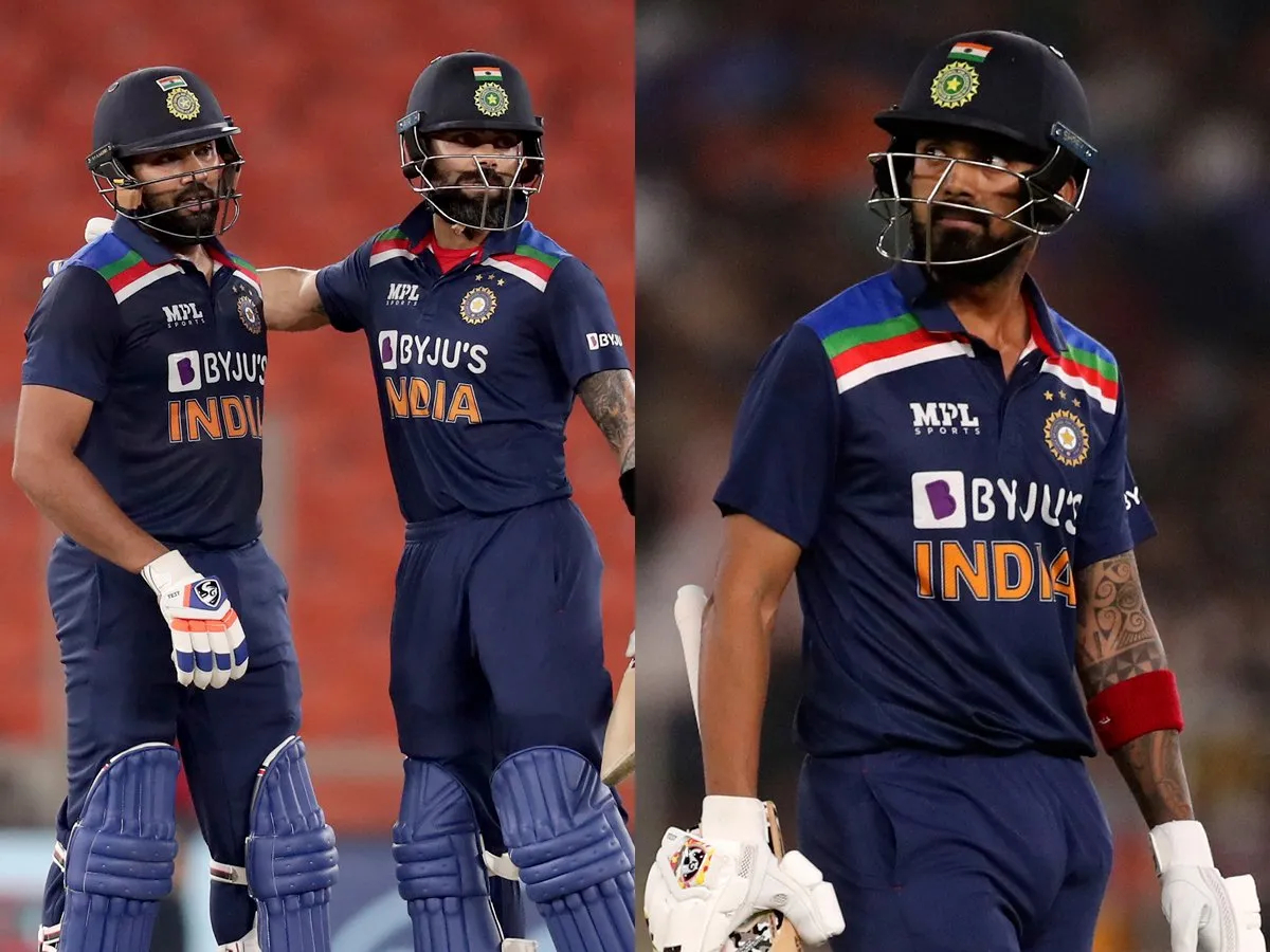 Rohit Sharma, KL Rahul And Virat Kohli. PC-Getty