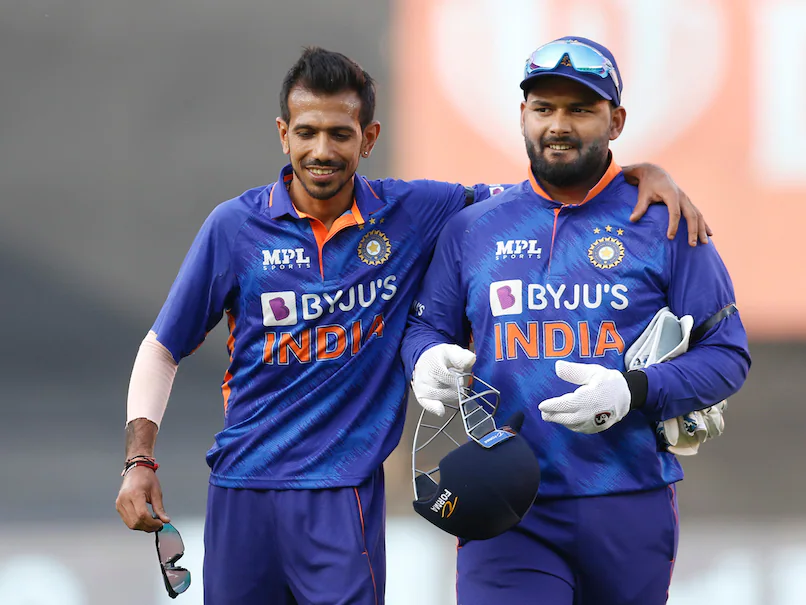 Rishabh Pant and Yuzvendra Chahal (Image Credits: Twitter)