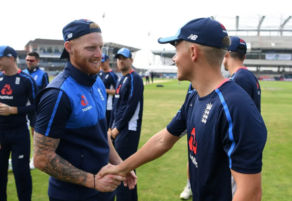 Ben Stokes and Sam Curran (Image Credits: Twitter
