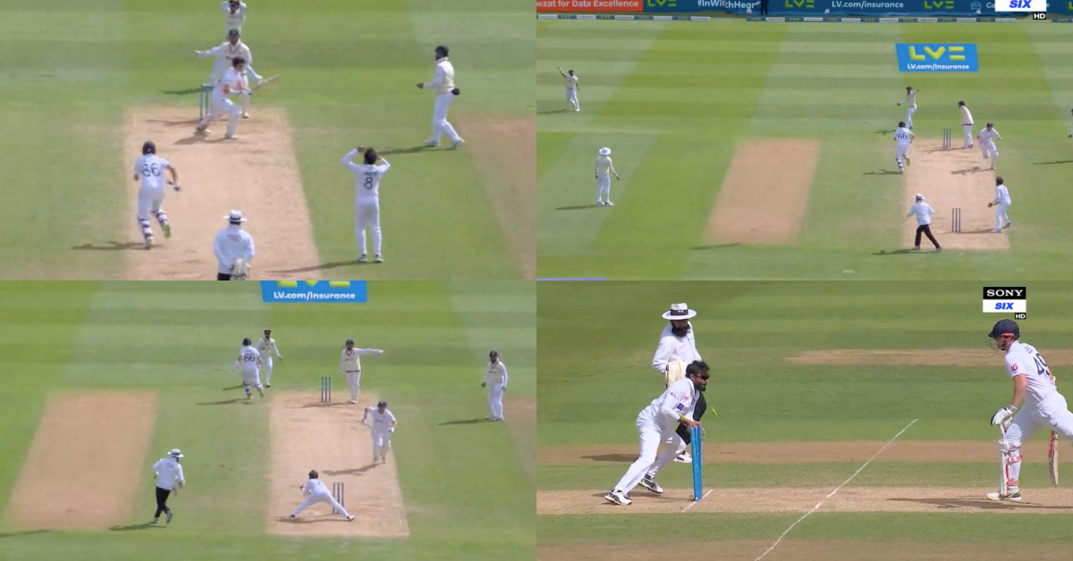 Watch: A Terrible Mix Up Leads To Alex Lees' Run Out