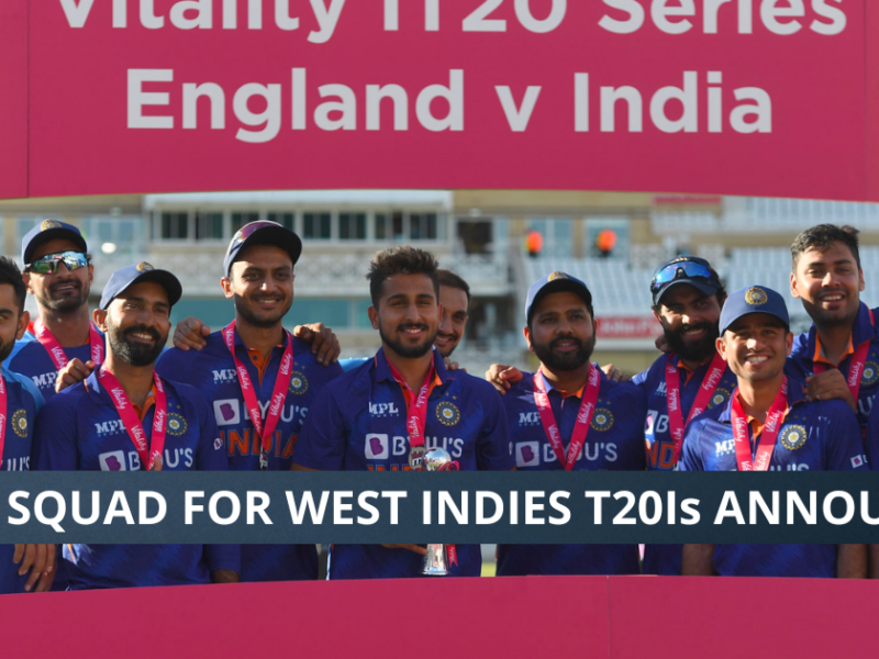 India Squad For West Indies T20Is