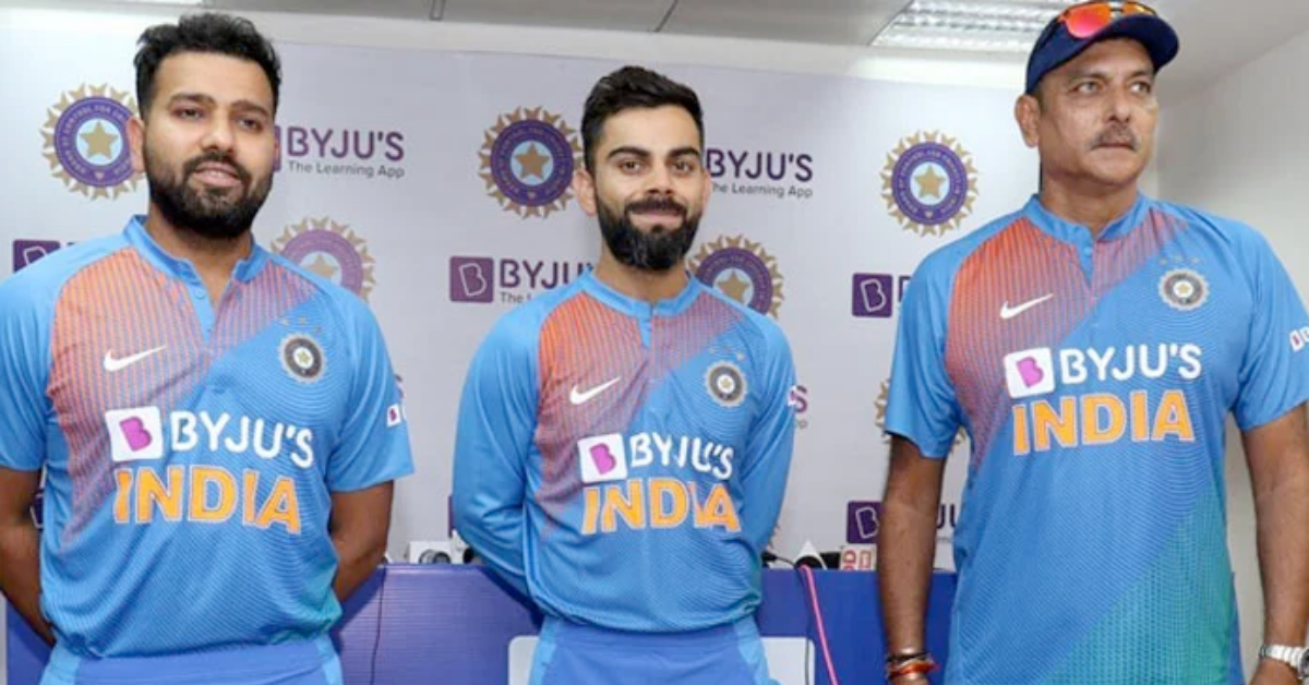 Byju's indian sale cricket team