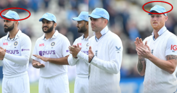 Revealed: Why India & England Players Were Wearing Blue Caps Before Start Of Play On Day 2 At Edgbaston