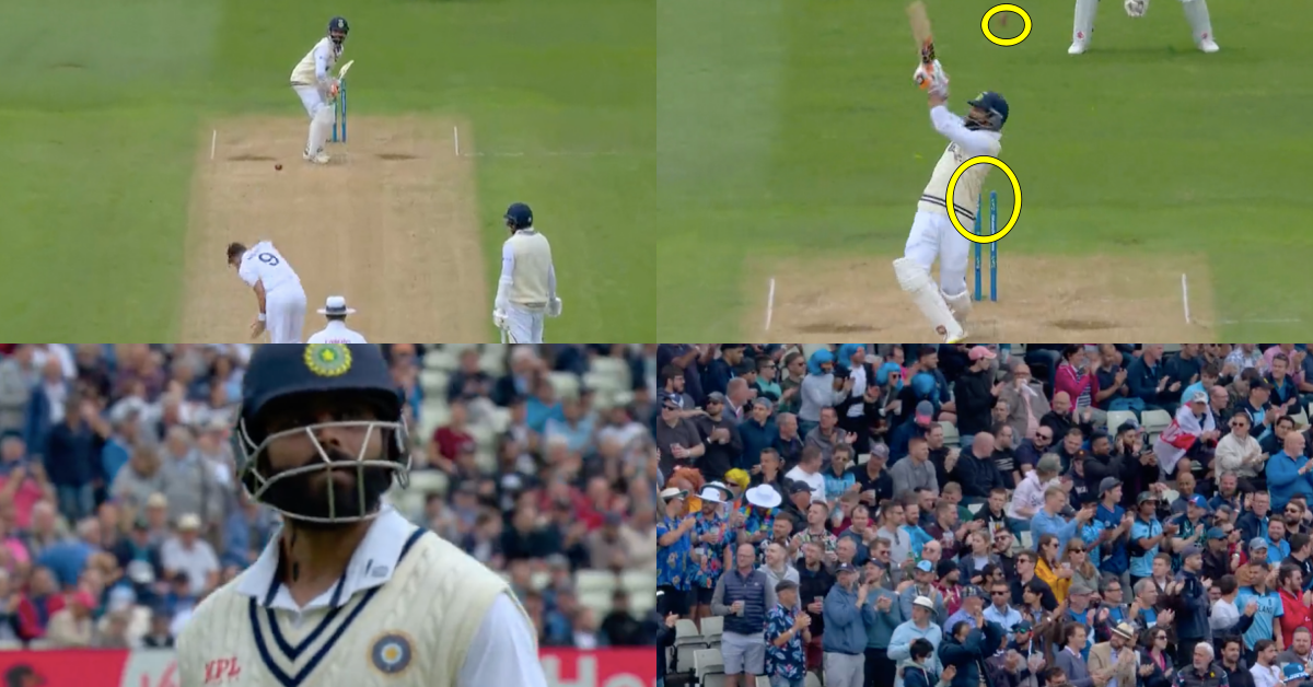 Watch: Centurion Ravindra Jadeja Gets Cleaned Up By James Anderson On Day 2 Of The Edgbaston Test