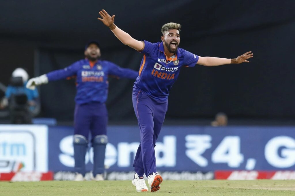 Mohammed Siraj, IND vs WI