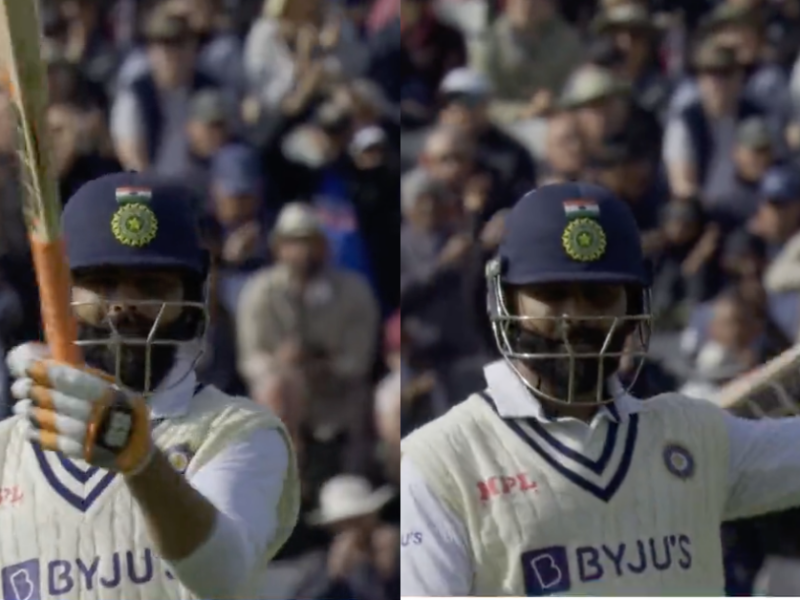 ENG vs IND: Watch - Ravindra Jadeja Does His Sword Celebration After Getting To A Half Century In Edgbaston Test