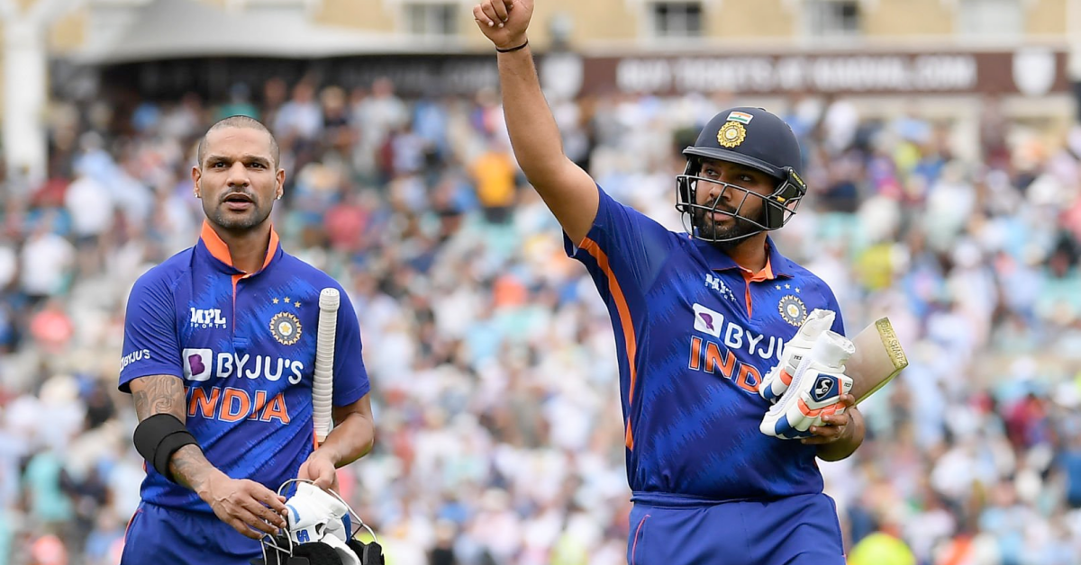 Indian Batters Rohit Sharma, Shikhar Dhawan