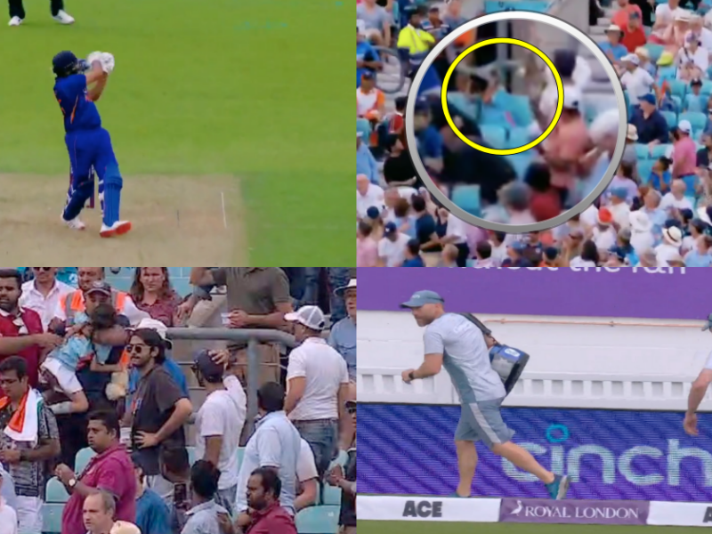 Watch: Rohit Sharma's Six Hits A Kid In Stands, England Team Doctor & Physio Rush To Check In On The Kid