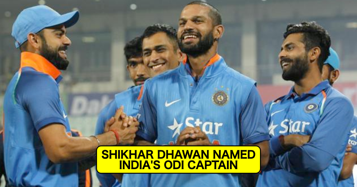 India's 16-Men Squad For ODI Series vs West Indies Announced; Shikhar Dhawan Named Captain