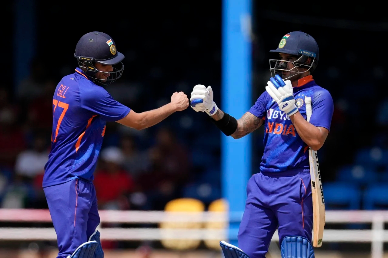Shikhar Dhawan and Shubman Gill. PC- AFP(1)