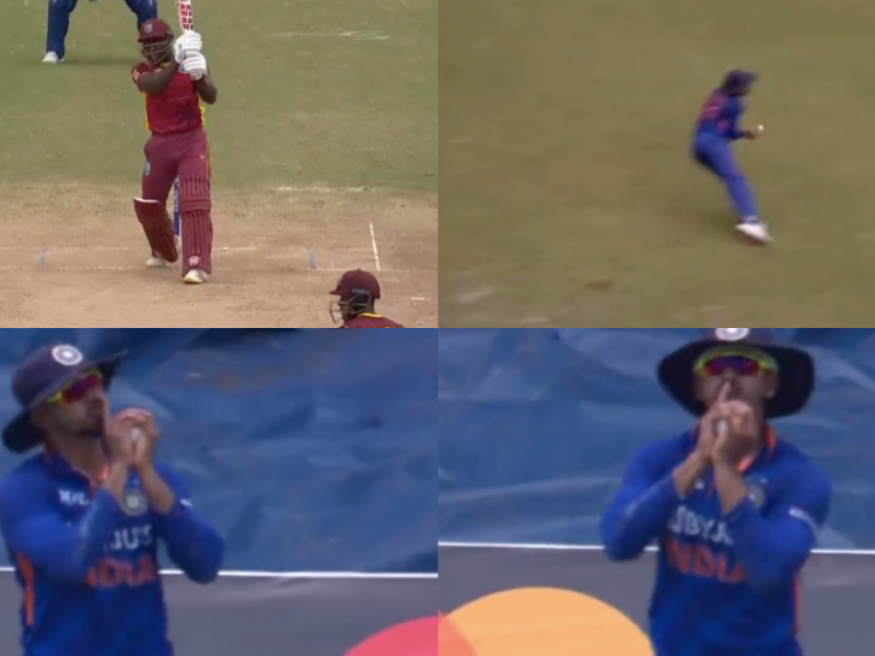 Watch: Shreyas Iyer's ‘Finger On The Lips’ Celebration In 2nd ODI After Taking Rovman Powell's Catch