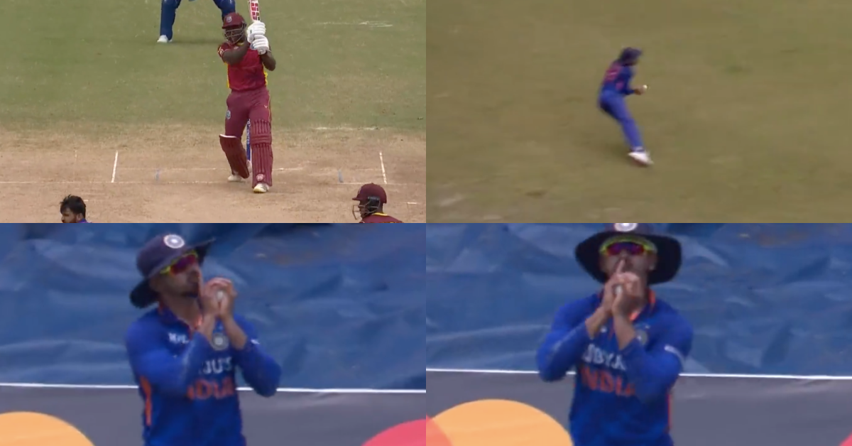 Watch: Shreyas Iyer's ‘Finger On The Lips’ Celebration In 2nd ODI After Taking Rovman Powell's Catch