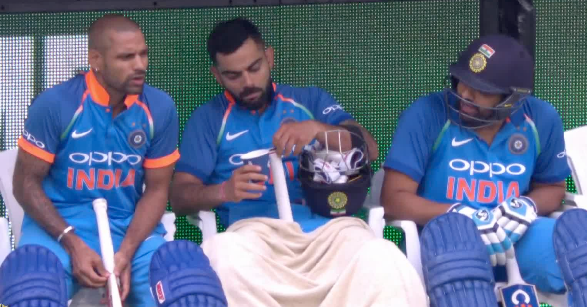 Virat Kohli, Rohit Sharma, Shikhar Dhawan