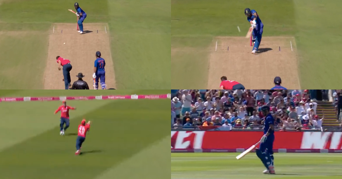 Watch: Virat Kohli Departs for 1 In His Comeback Game As David Malan Takes A Blinder Of A Catch