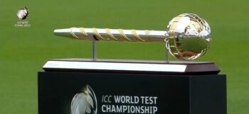 ICC World Test Championship mace. PC- ICC