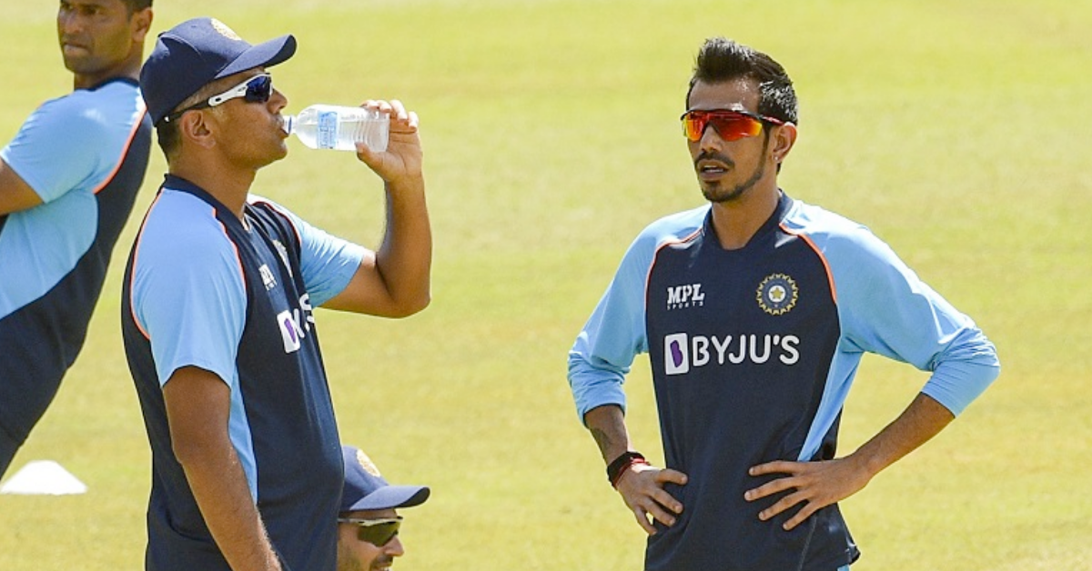 Yuzvendra Chahal, Rahul Dravid