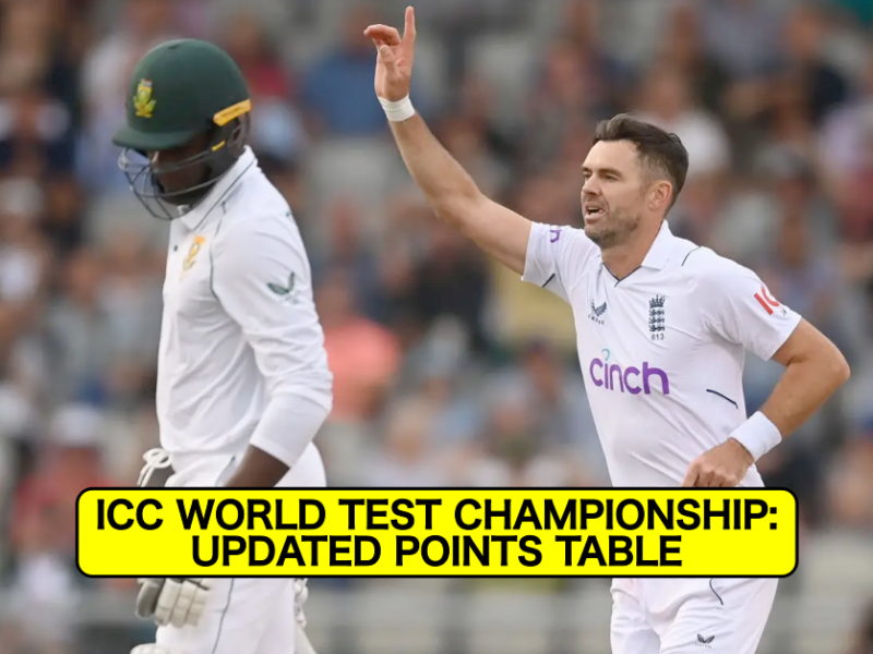 Updated ICC World Test Championship Points Table After England vs South Africa 2nd Test