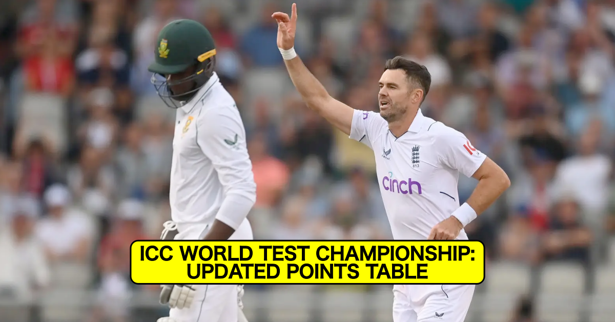 Updated ICC World Test Championship Points Table After England vs South Africa 2nd Test