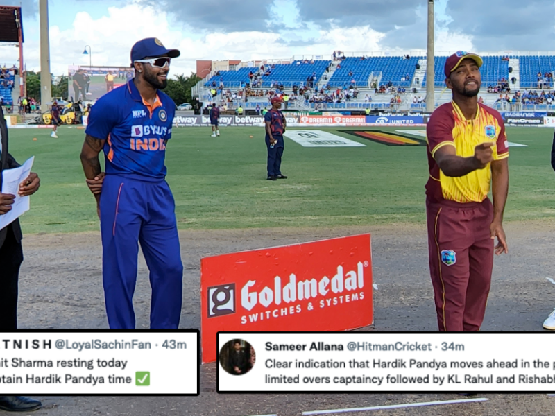 Twitter Reacts As Hardik Pandya Leads India In The 5th T20I Against West Indies
