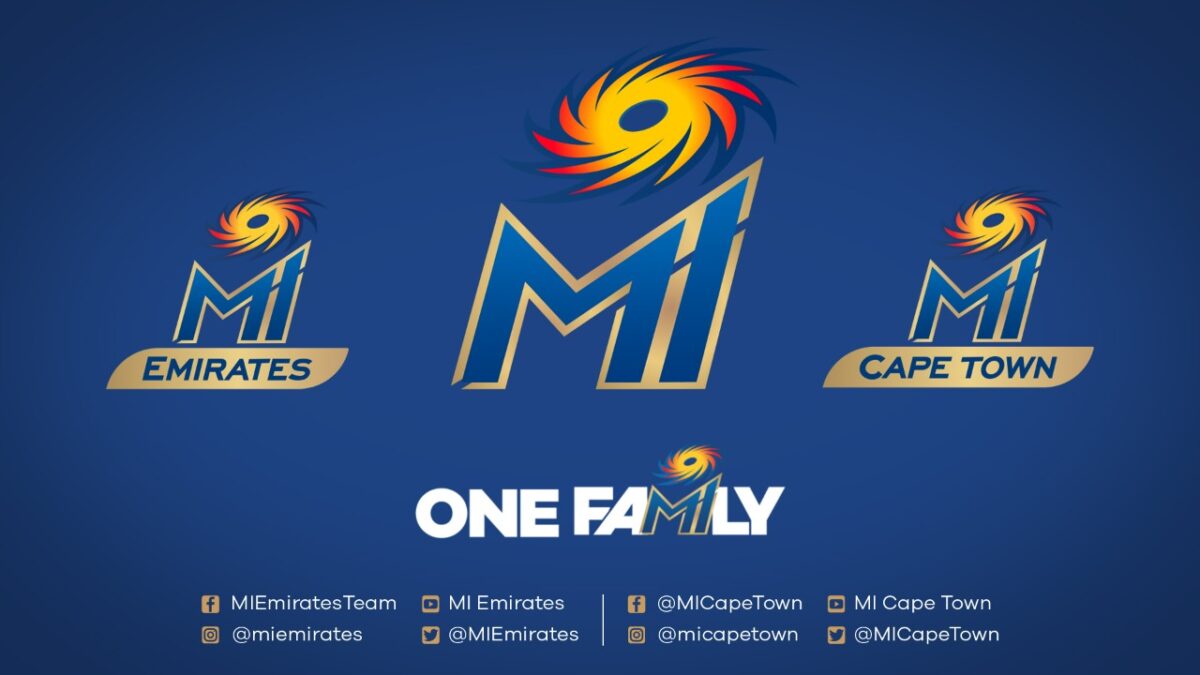 Reliance Industries unveils ‘MI Emirates’ and ‘MI Cape Town’- brand name and identity of its teams in UAE's International League T20 and Cricket South Africa T20 League