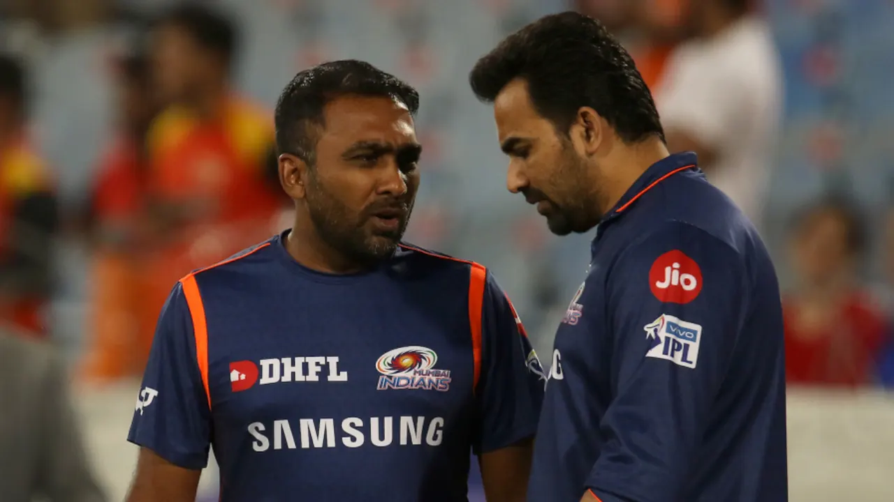 Mahela Jayawardene and Zaheer Khan (Image Credits: BCCI)