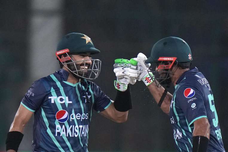 Babar Azam and Mohammad Rizwan