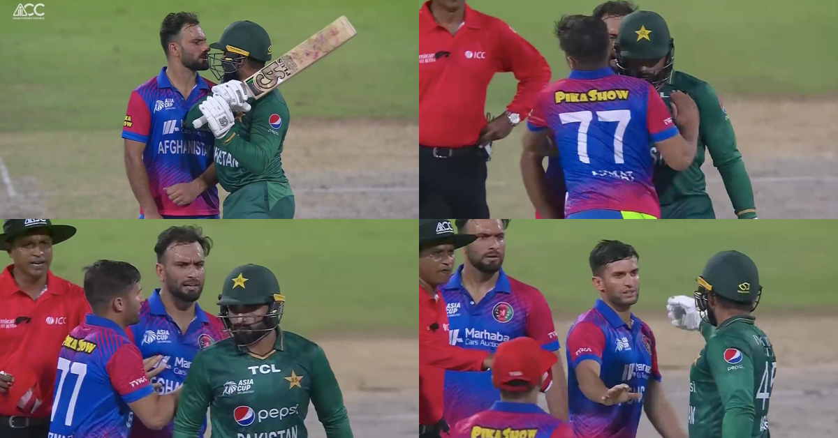 Watch: Asif Ali Has His Javed Miandad Moment As He Almost Hits Fareed Ahmed With The Bat After Getting A Send Off