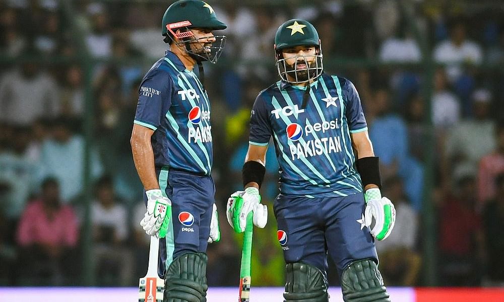 Babar Azam and Mohammad Rizwan