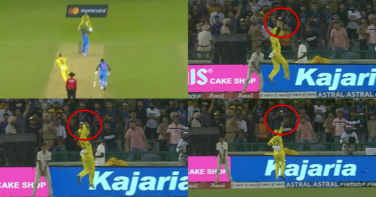 Watch: Glenn Maxwell Pulls Off An Extraordinary Flying Effort To Save A Six During IND vs AUS Series Opener