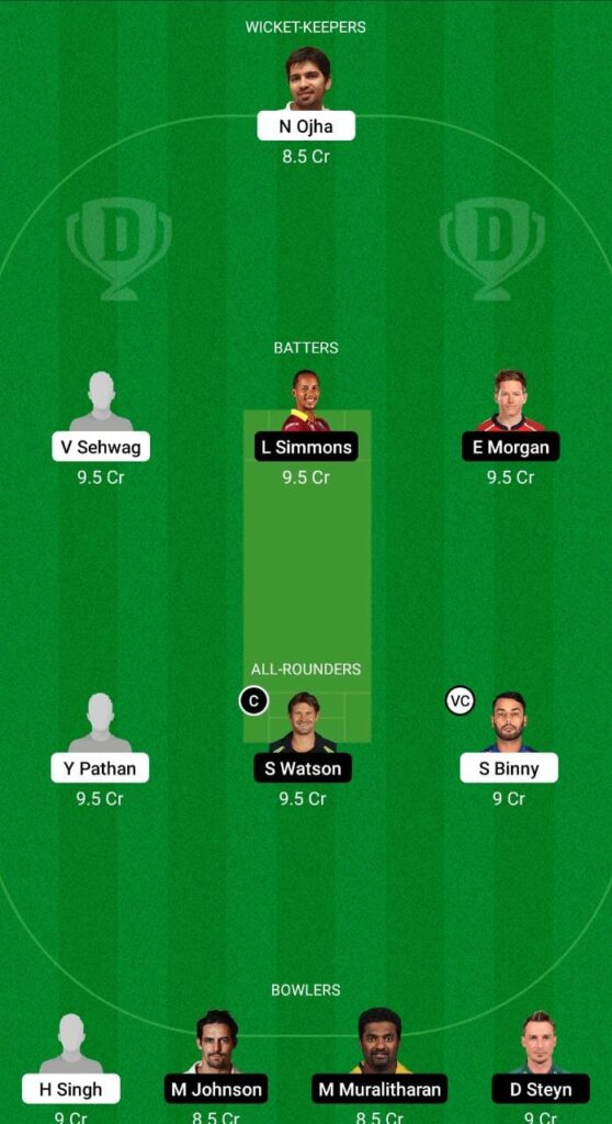 INM vs WOG Dream11 Prediction, Fantasy Cricket Tips, Dream11 Team, Playing XI, Pitch Report, Injury Update- Legends League T20 3 INM vs WOG Dream11 Prediction Fantasy Cricket Tips Dream11 Team Legends League T20
