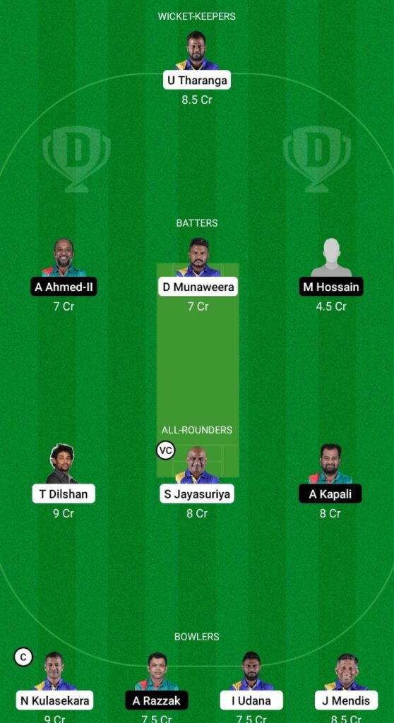 SL-L vs BD-L Dream11 Prediction Fantasy Cricket Tips Dream11 Team Road Safety T20 World 