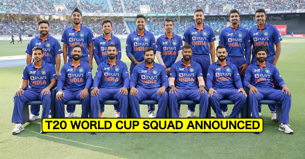 India Squad For T20 World Cup 2022 Announced Mohammed Shami Back In The Reserves 6574