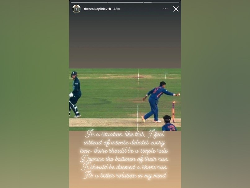 Kapil Dev's Instagram Story