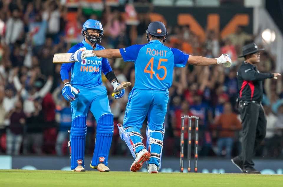 Rohit Sharma and Dinesh Karthik