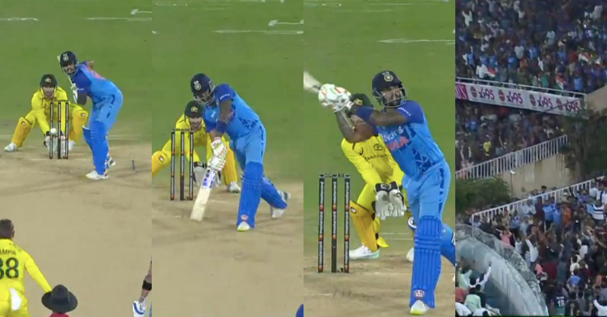 Watch: Suryakumar Yadav Emulates Helicopter Shot To Hit A Massive Six During IND vs AUS 3rd T20I