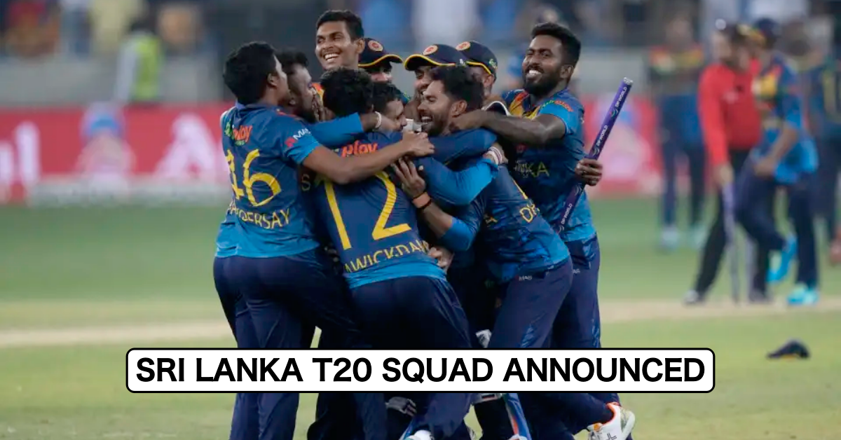 Sri Lanka Announce 15-member Squad For The ICC T20 World Cup 2022