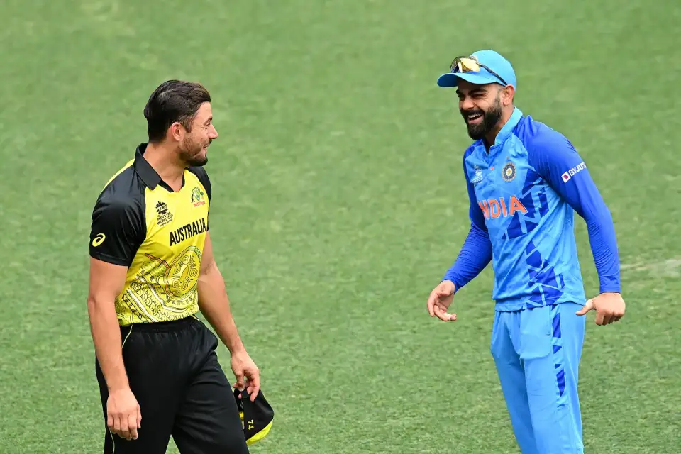 Virat Kohli and Marcus Stoinis (PC- Getty Images)