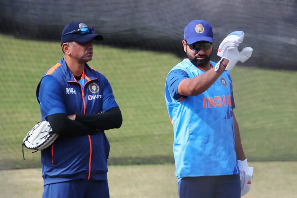 Rohit Sharma, Rahul Dravid (PC-Getty Images)