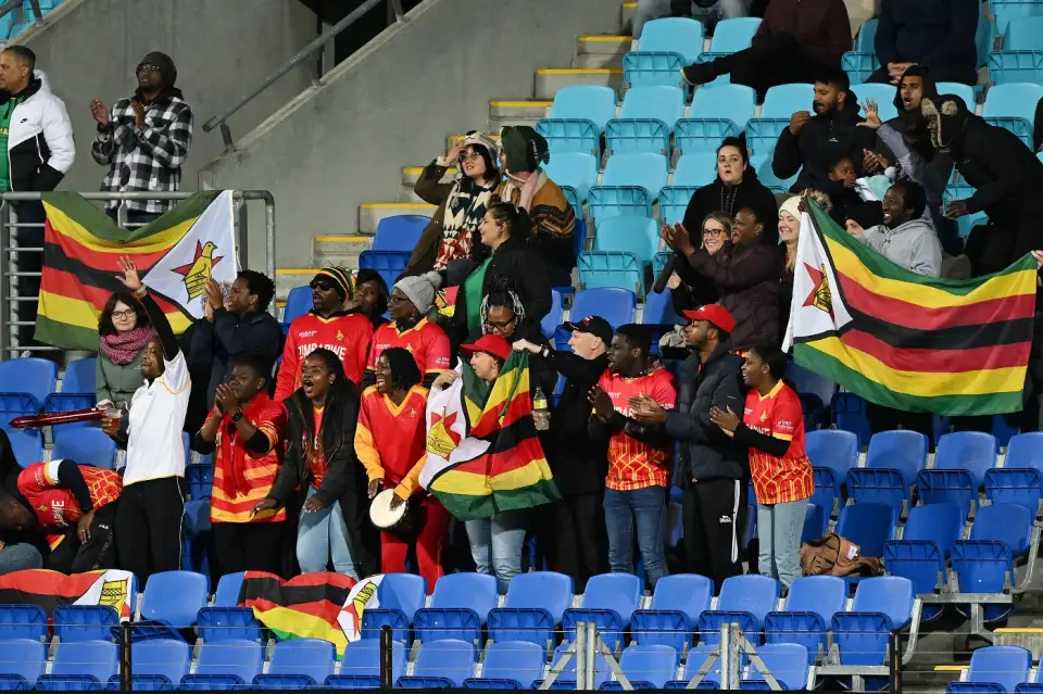 Zimbabwe Fans Supporting Their Team